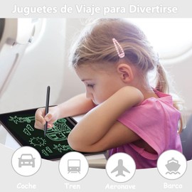 16 Pulgadas Pizarron Magico, Recargable Pizarron Magico Pantalla LCD Tabla de Dibujo con Lock, Pizarra Mágica Tablero Electrónico, Tablet Mágica para Niños, Reutilizable, para en Casa, Estudio (Negro)