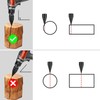 5Pcs Firewood Log Splitter Drill Bit Steel Wood Splitting Logs