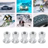 100 Pcs Tire Stud Screw Silver for Car Truck Bike