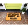 Funny Welcome Doormat with Rubber Back 18"(W) x 30"(L)Things to