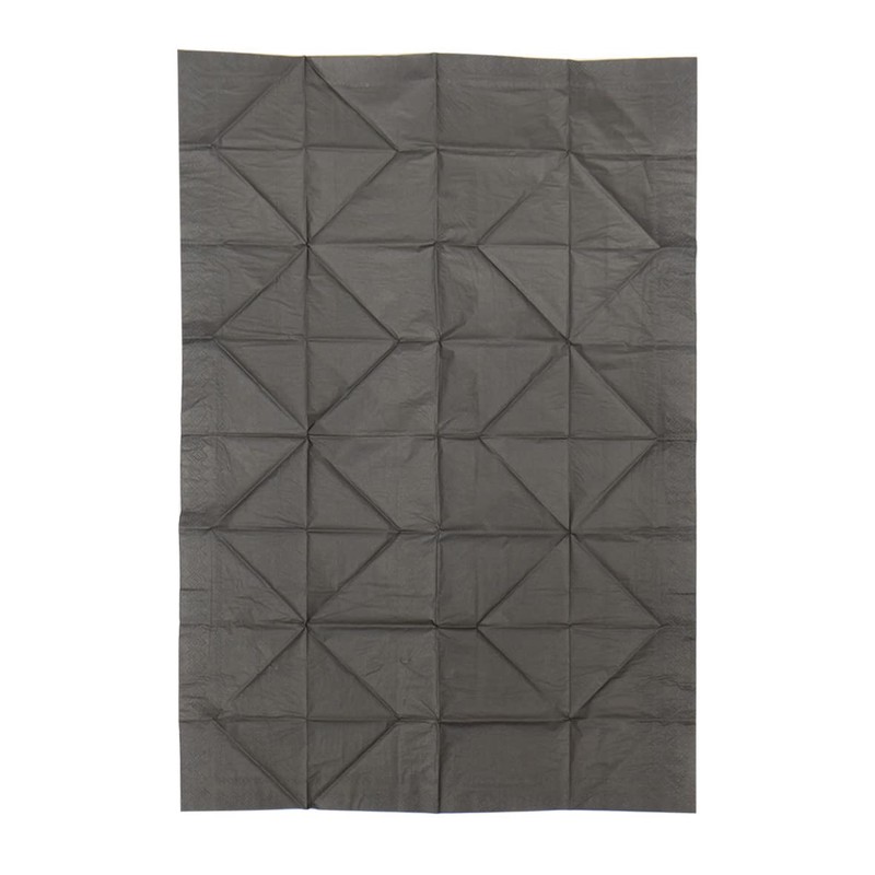 Fanxyware Star Shaped Origami Dinner Napkins in Black (Disposable) -
