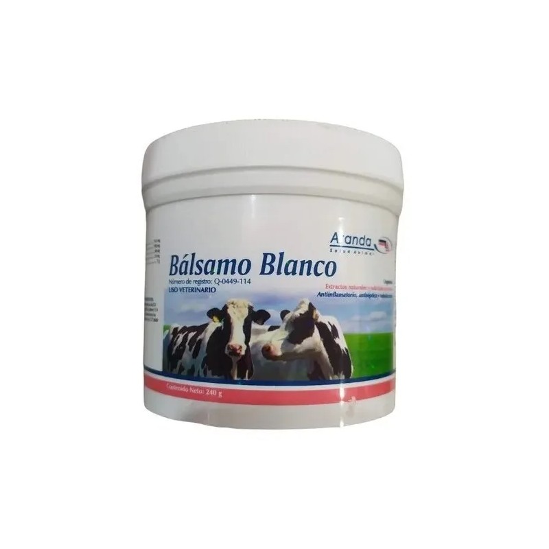 Balsamo Blanco 240 Gramos Combo Piezas