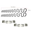 Carkio Replacement Springs, 2pcs 70cm Spring with 8pcs S-Clips 4.0