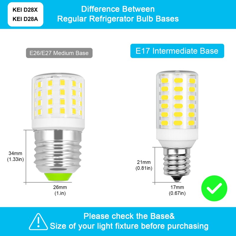 LFLAMPON Kei D28a kel 2811 S02 Frigidaire Light Bulb Replacement