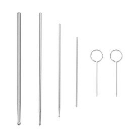 AIICIOO Reptile Sexing Probe Stainless Steel Anti-Allergic Kit Sexing Probe for Snakes (6 Needles