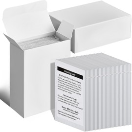 Sliner 60 Pcs Credit Card Reader Cleaner Cards Cr80 Card Reader Cleaning Dual Side Scanner Cleaning Sheets POS Swipe Terminal Cleaning Cards for Printer Optical Card Readers Credit Card Machines