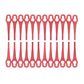 Pack of 100 Replacement Blade Set Grass Trimmer Accessories for Einhell Cordless Grass Trimmer BG-CT 18 Li, RG-CT 18 Li, GE-CT 18 Li, Plastic Blade Compatible with Einhell Grass Trimmer
