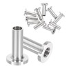 PATIKIL Cable Railing Hardware, 10 Pack T316 Stainless Steel Cable