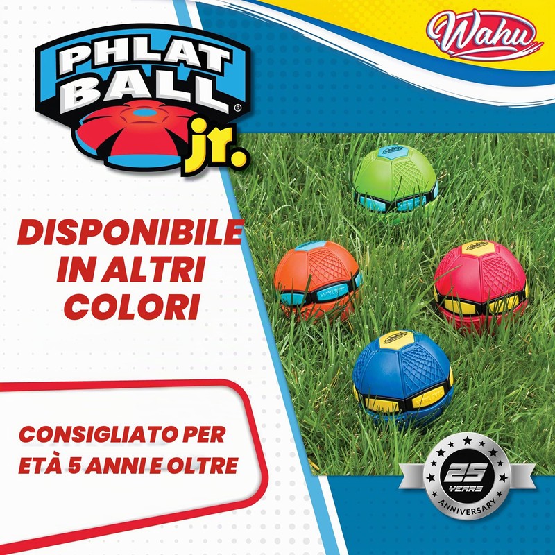 Wahu - PHLAT BALL Junior Rosso - Mini Frisbee Volante