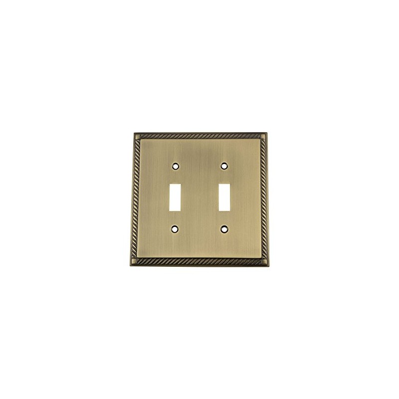 Nostalgic Warehouse Rope Rosette Electrical Outlet Switch Plate Cover