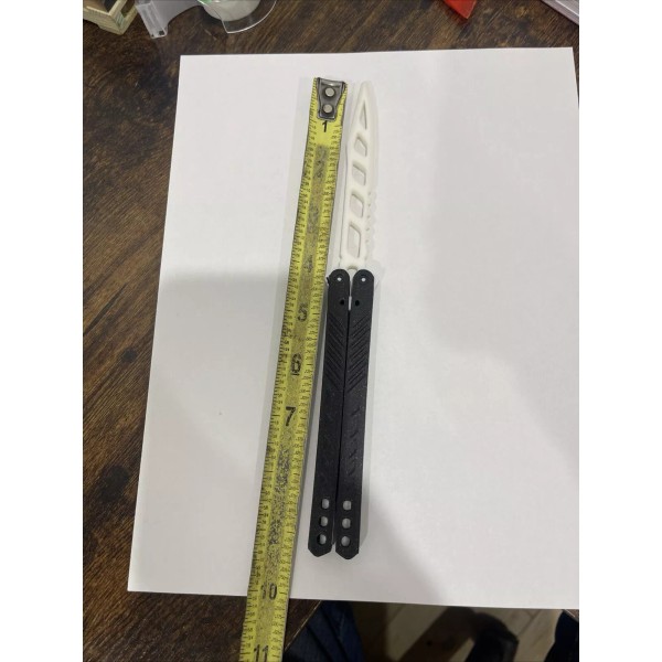 Unbranded Practice Butterfly Knife, Practice Blade, 3D Printed