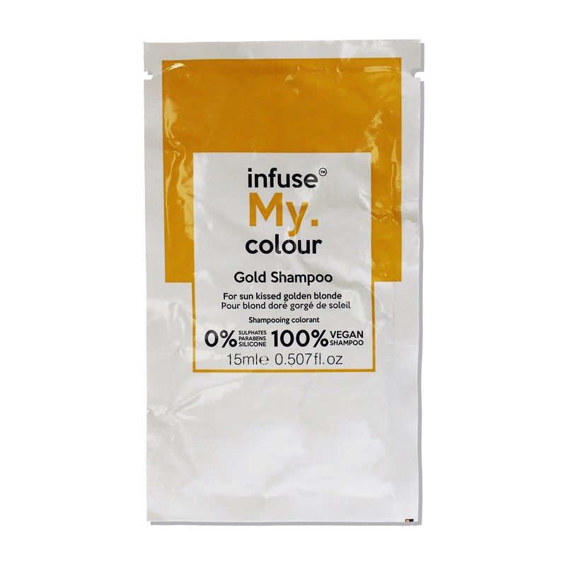 infuse my. colour Gold Shampoo Unisex 15 ml