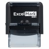 ExcelMark Paid Self Inking Rubber Stamp - Red Ink with