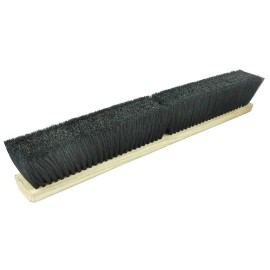 Weiler 24" Block Size Black Tampico Fill Economy Medium Sweep Floor Brush