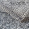 Extra Long (36 Inches) Exfoliating Bath Cloth/Towel (4 Pack) Gray,