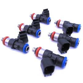 0280158091 84212353 ZZJ1-13-250A Inyector de combustible para Ford Edge 2007-2011 3.5L, para Ford Flex 2009-2011 3.5L, para Lincoln MKS 2009-2011 3.7L, para Ford Tauro Mazda CX-99, para Mazda para Mercury Sable, 6 unidades