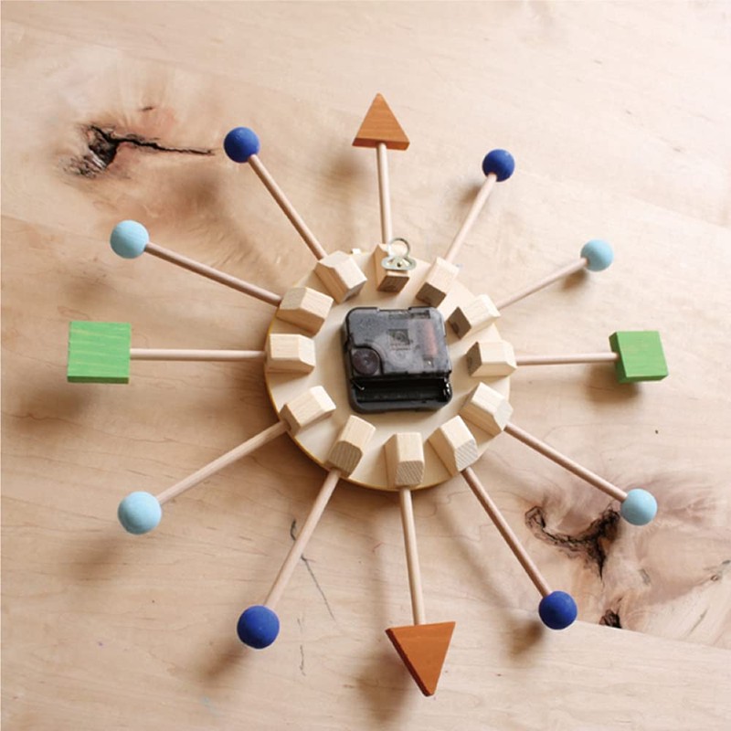 I Studio Woods Craft Kit, Wooden Wall Clock Made with