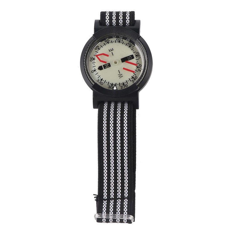 Dive Compass, Wristband Compass Waterproof Scuba Diving Compass Portable Luminous
