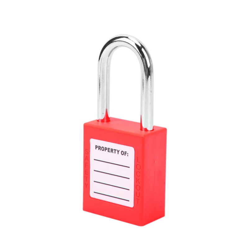 5 Sets 38mm Lockout Lock Insulation LOTO Nylon PA Steel