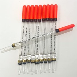 Lidsters 10 New Loaded Fishing Waggler Clear Floats 11CM 2BB Carp Chub Match Short Fishing