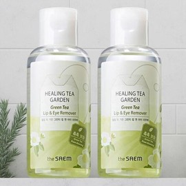 The SAEM/Healing Tea Garden/Green Tea/Lip And Eye/Remover/150ml/2Pcs