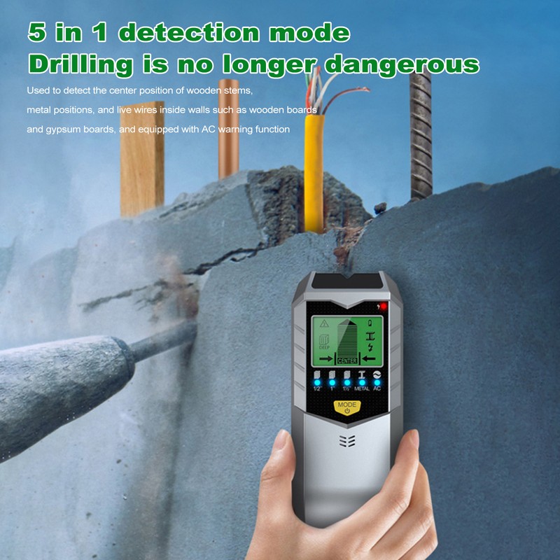 Stud Finder Wall Scanner 5 in 1 Electronic Stud Detector