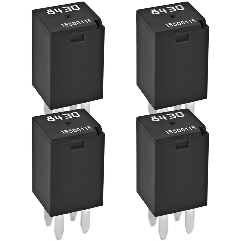 4Pcs Automotive Relays 13500113 8430 for GM, Multi-Function 4-Pin Relay