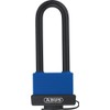 ABUS 50677 80mm Stainless Steel Long Shackle Brass Padlock with