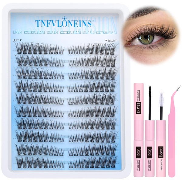 TNFVLONEINS TNFVLONEINS Wispy Lash Extension Kit Left&Right Eyelash Extension Kit