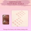Short Square Press On Nails French Tips – 24 PCS