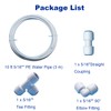 10ft 5/16" Ice Maker Tubing Kit​​: Quick Connect Push-to-Lock Fittings