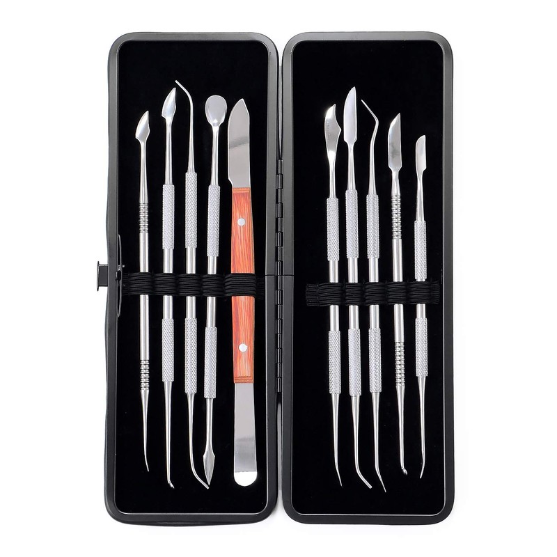 QLIBO Spatula Set, Molding Clay Craft, Stainless Steel, Set of