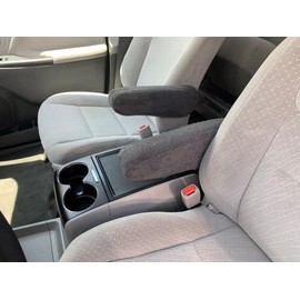 Auto Armrest Covers- Fits The Toyota Sienna 2011-2020 Auto Armrest Covers for Front Bucket Seats- Protect Fold Down Armrest Fleece Fabric 1 Pair (L).
