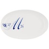 Royal Copenhagen 1028172 Blue Fluted Plain Alphabet Plate Plate "M"