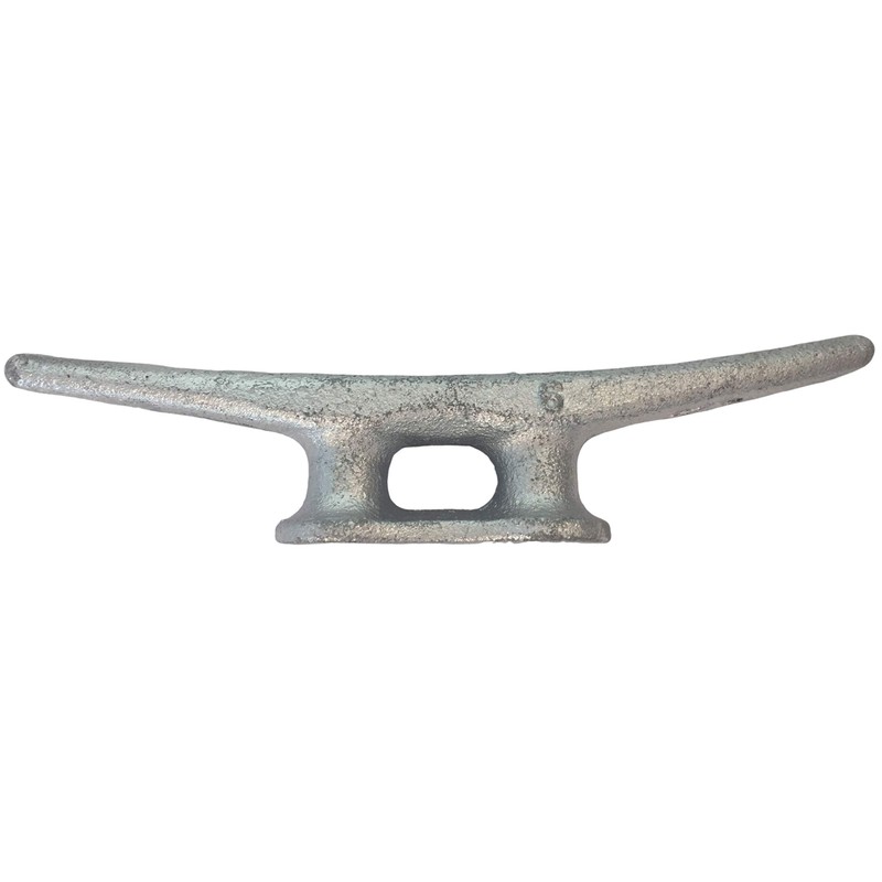 ZUJARA 6 inch Dock Cleats, 5-Pack Galvanized Iron Boat Cleat