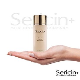 Sericin Plus Deluxe Facial Cleanser - Gentle Cleanser Removes Impurities, Toxins, Dirt, and Excess Oil with Anti-ageing Silk Enriched Protein that Nourishes, Hydrates, Moisturizes Skin SN3 (3.4 oz)