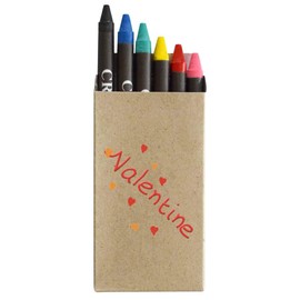 Azeeda 'Valentine's Day Celebrations ' Coloured Crayon Set (CY00025736)