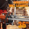 FARMMAC Chainsaw-Mill-Portable-Saw-Mill - 36 Inch Chainsaw Mill Kit Planking Milling,