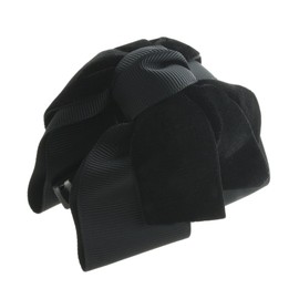 VINGTAINE H-732-BK Belvet Tribon Hair Claw Hair Clip, Hair Accessories, Black