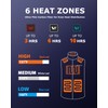 Venustas Men's Heated Vest with Battery, Lightweight Quilted Vest for