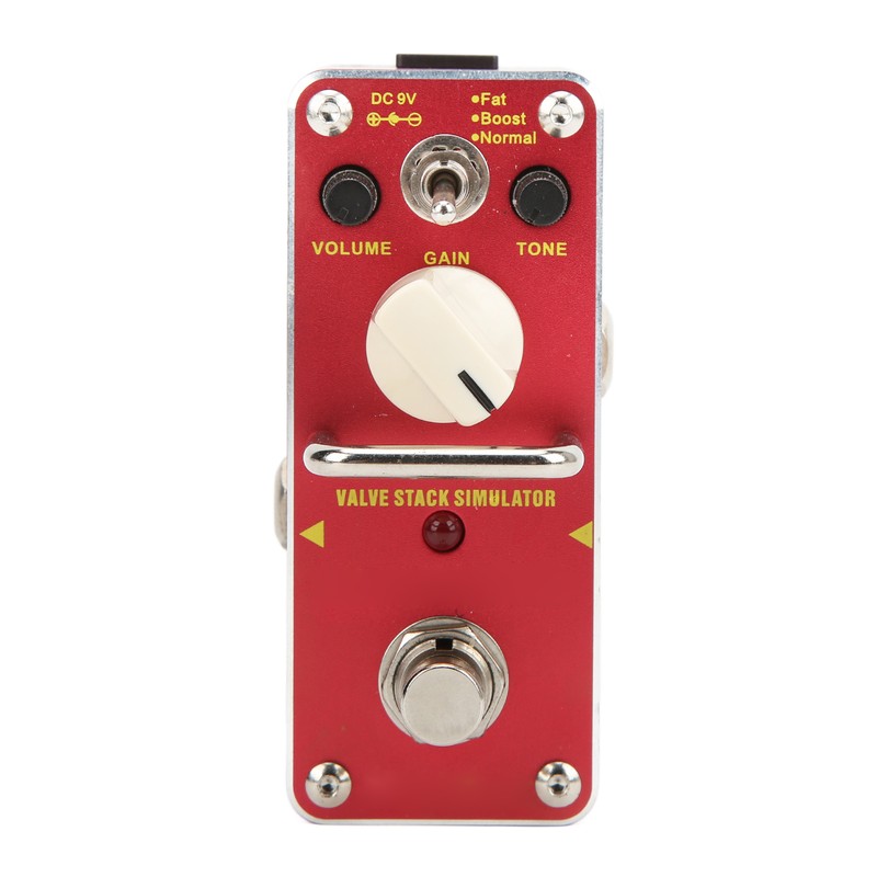 Simulator Effect Pedal Tube True Bypass Distortion Tone Amplifier Guitar