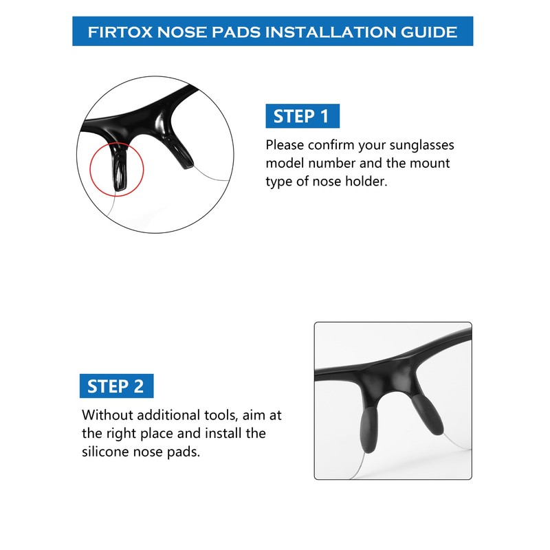 Replacement Nosepieces Nose Pads Compatible with Flak Draft OO9364 |