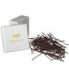 HAARallerliebst Hair Clips (Pack of 100 | Brown | 5