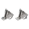 Unbranded (2) SS 316 Straight Deck Hinge Mount w/Quick Release.