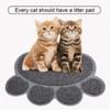 ExeQianming Pet Mat, Claw Shape Feeding Mats for Dogs, Drinking