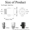 3 Pcs Shower Head Shut Off Valve, G1/2 Universal Button