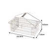 遠藤商事 Stainless Steel Spoon Disinfection Basket Small ASY21003