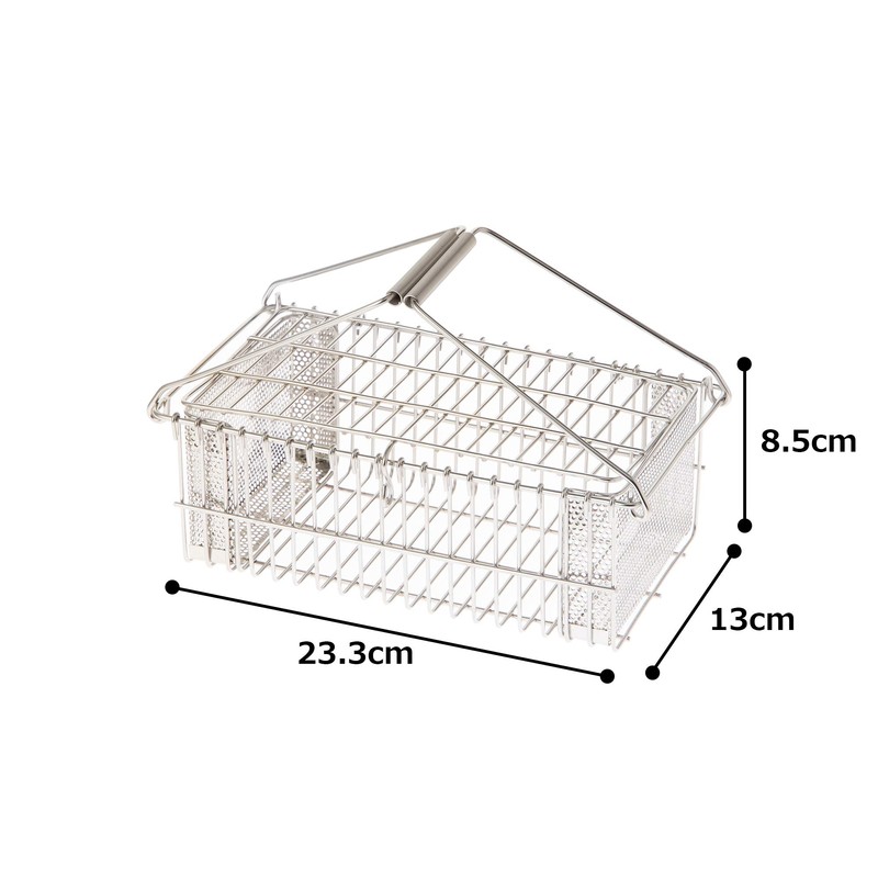 遠藤商事 Stainless Steel Spoon Disinfection Basket Small ASY21003
