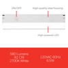 UltraPro 24 inch Hardwired Under Cabinet Lights, On/Off Only, 2700K