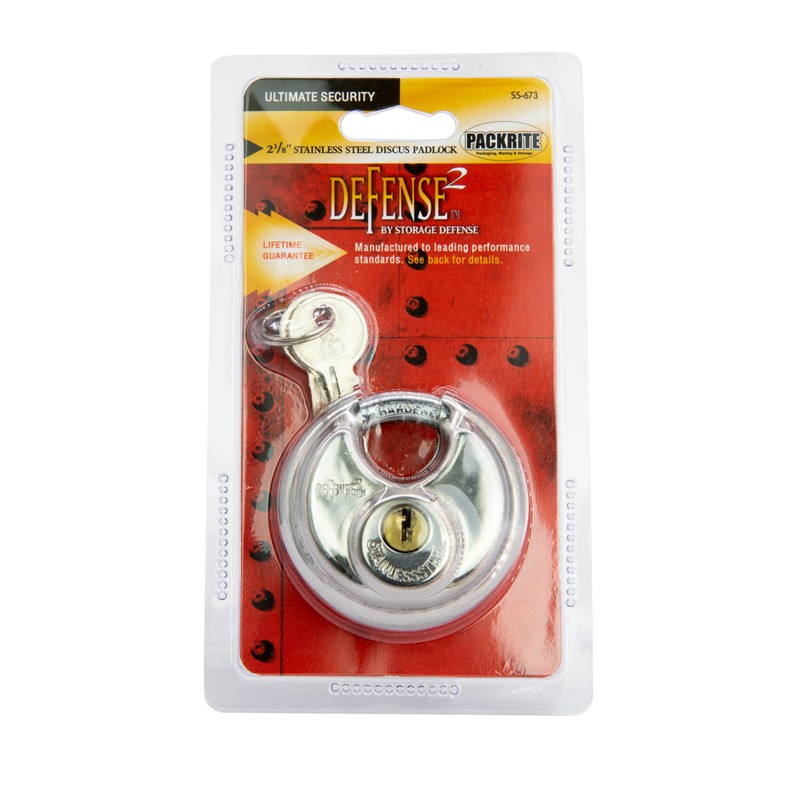 DEFENSE2 Disc Lock 4 Pack of 2 3/8" Disc Lock